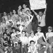 Ginnastica aerobica, atleti sul podio
